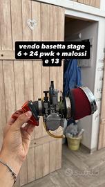 basetta STAGE 6 + carburatore 24 PWK + malossi E13