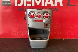 Tunnel comandi clima argentato Fiat Punto Sporting