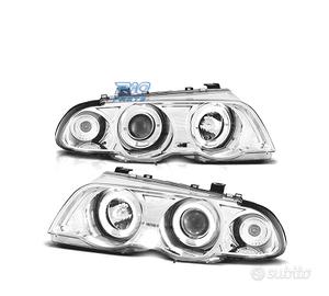 FARI BMW E46 98-01 ANGEL EYES FONDO CROMATO
