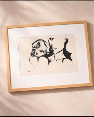 Litografia/Serigrafia di Oswaldo Guayasamín 50x70–