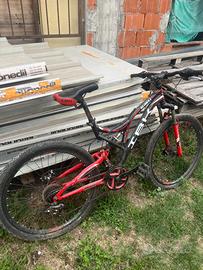 IBK MTB 26” biammortizzata, rosso/nero