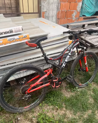 IBK MTB 26” biammortizzata, rosso/nero