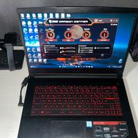 PC laptop Portatile da Gaming MSI thin gf63