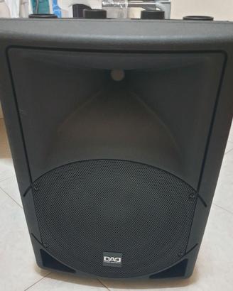 CASSE ATTIVE AMPLIFICATE DAD EVENT 12 250W 500W