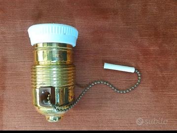 PORTALAMPADA (n 1 pezzo) CON INTERRUTTORE A CATENA