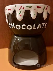 Cioccolatiera Set Fonduta Cioccolato NUOVA