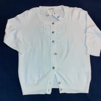 Golfino bianco Intimissimi, maniche 3/4, taglia L,
