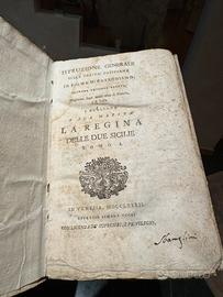 Libro antico venezia 1772 dedica a Maria d’Austria