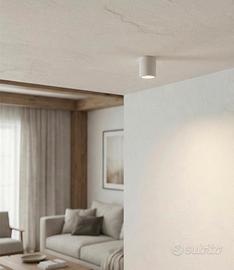 6 Faretti plafoniera cilindro