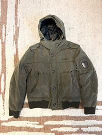 Dekker bomber piumino, cachi/grigio/verde, XL ITA