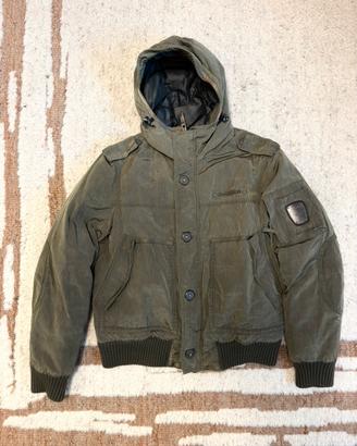 Dekker bomber piumino, cachi/grigio/verde, XL ITA