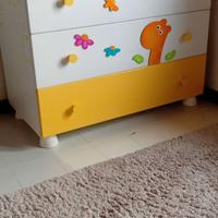 Cassettiera bambini + mensolina
