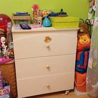 Cassettiera (fasciatoio) per cameretta bambini 