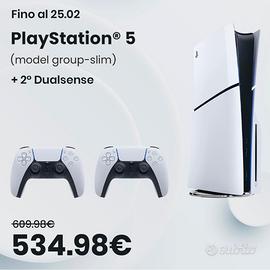 Console Playstation 5 Standard Slim+2 Dualsense