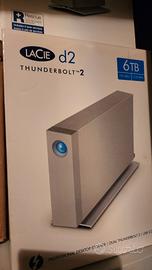 Hard Disk LaCie d2 Thunderbolt 2 6TB NUOVO