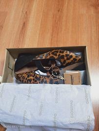 Ballerine in pelle leopardate