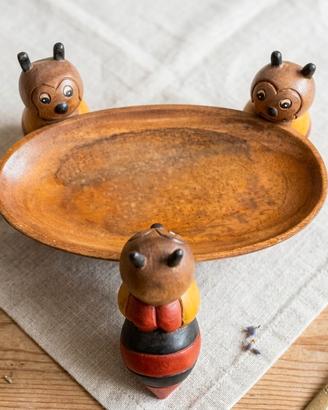 Svuotatasche Vintage in Legno