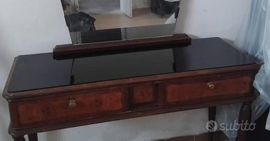 Pettiniera vintage in radica