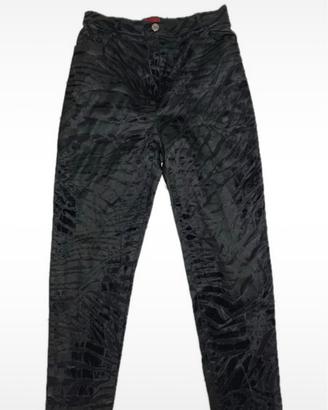Pantaloni Kenzo Jungle Animalier Satin/Velvet