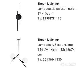 Lampadario e applique moderni