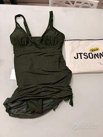 Costume intero da donna colore verde