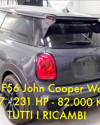 Mini f56 JCW 231 CV tutti i ricambi