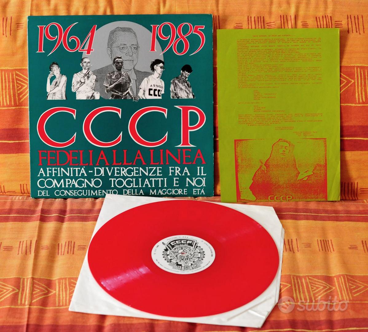 Lp rosso CCCP - Musica e Film In vendita a Brescia