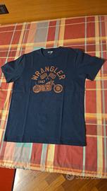 Maglietta uomo blu Wrangler