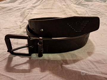 Cintura Armani Jeans cm 90 col Nero Made in Italy