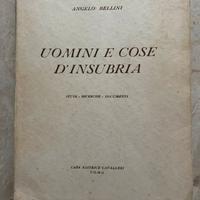 Uomini e cose di insubria di Angelo Bellini