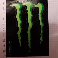 quattro Adesivi Monster Energy