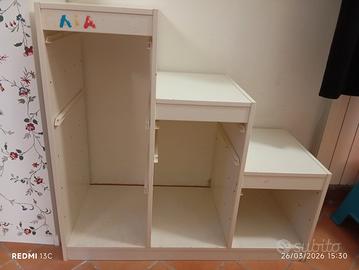 scaffale Ikea trofast bianco