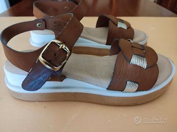Sandali Soft, vera pelle
