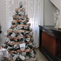 ALBERO DI NATALE INNEVATO H1.80 MT