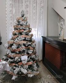 ALBERO DI NATALE INNEVATO H1.80 MT