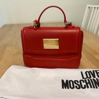 Borsa Love Moschino in pelle rossa