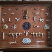 Quadro 30 nodi marinari artigianali  cornice e 