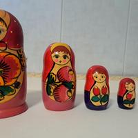 Matrioska russa vintage soprammobile ornamento