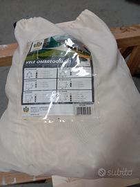 vela ombreggiante da giardino 3x4 m colore ecru