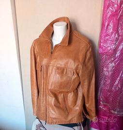 giacca vera pelle taglia 50