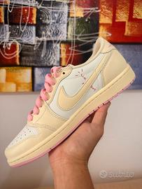 Jordan 1 Retro Low OG SP Travis Scott Shy Pink