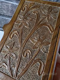 Scatola in legno porta carte da gioco