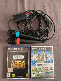 Singstar con microfoni per PS2