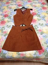 Vestito donna, gonna +gile in camoscio! 