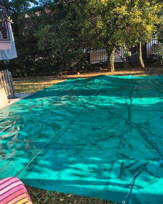 telo PVC con anelli