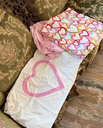 Lenzuola letto singolo 100% cottone