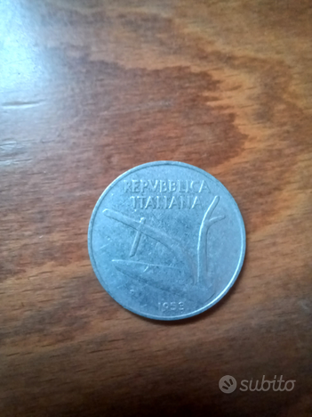 Monete 10 lire anno 1953 (4pz) usato  Potenza