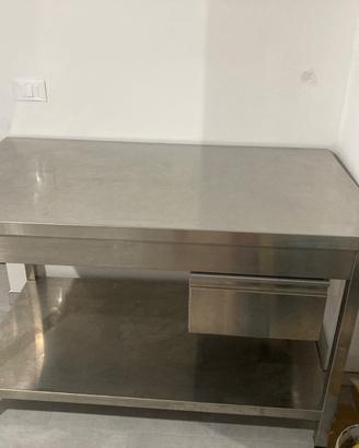 Tavolo acciaio inox