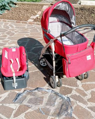 Trio Inglesina rosso - modello oTutto Completo