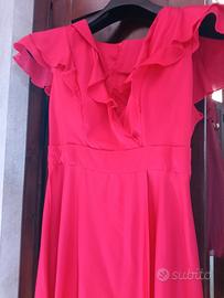 vestito elegante donna con spacco